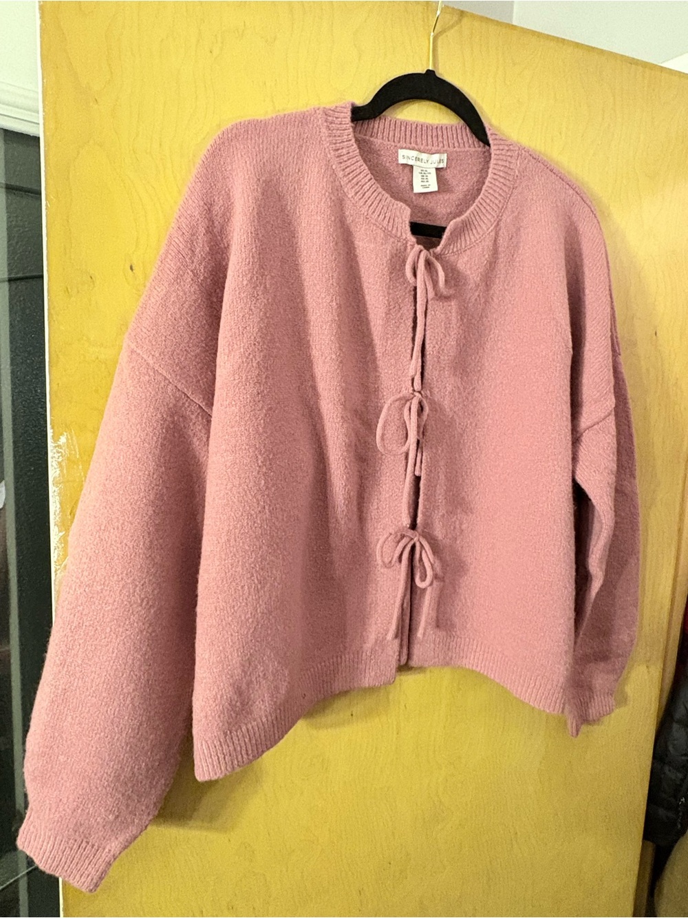 Sincerely Jules Tie-Front Knit Sweater